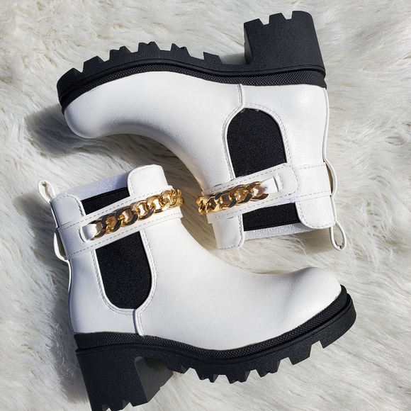 White Lug Boots - Picture 3 of 3